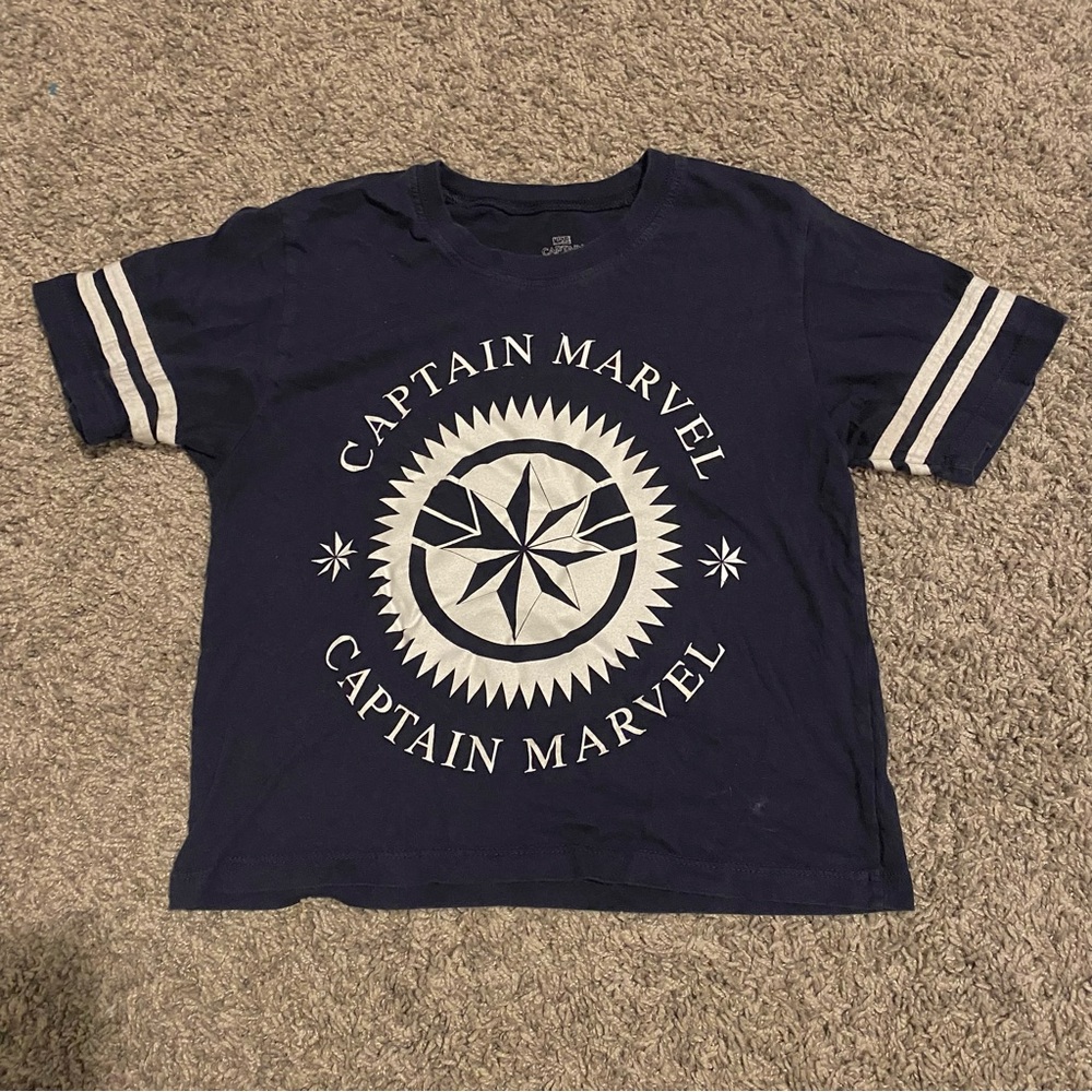 Captain Marvel Crop Top